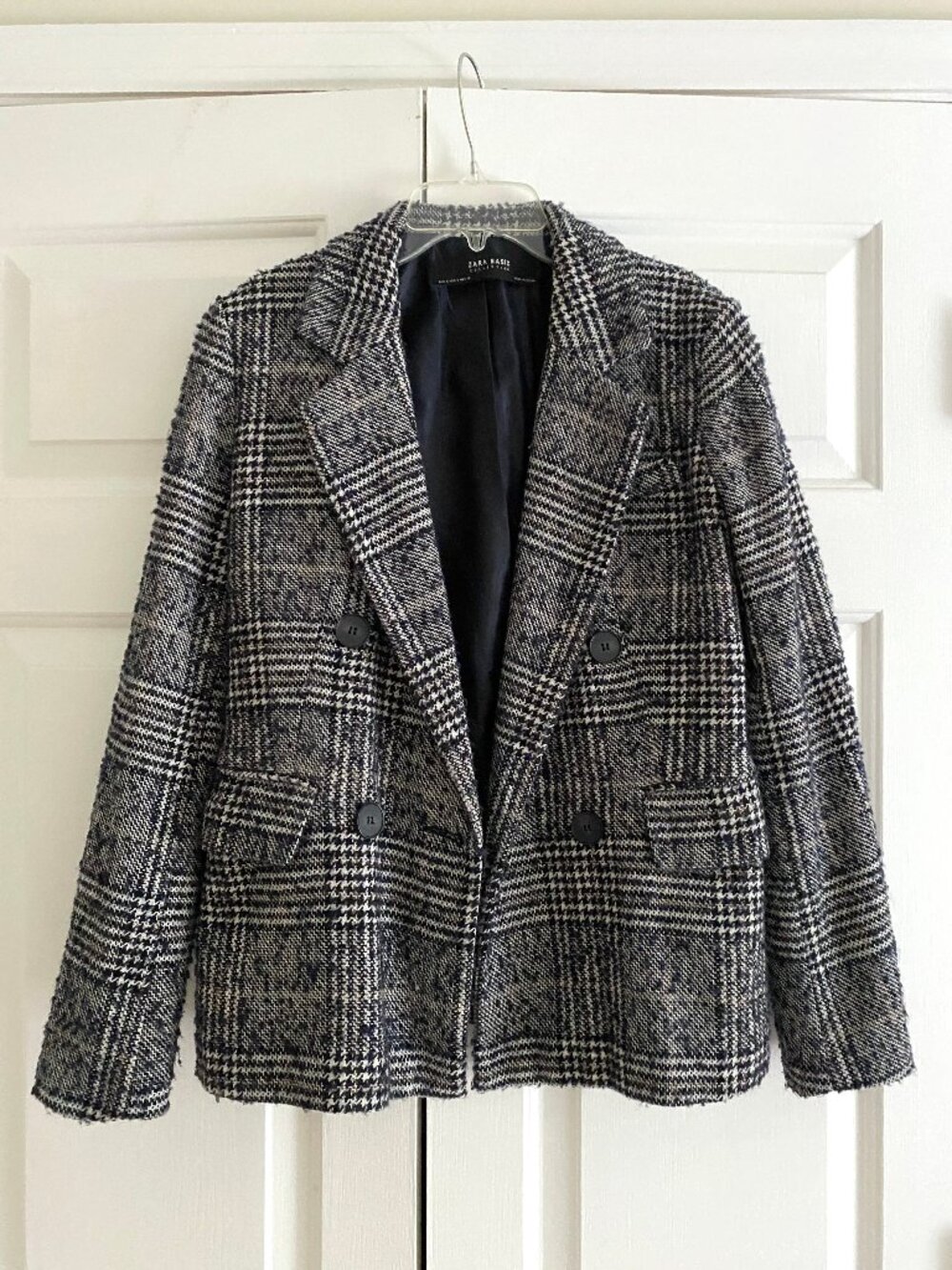Zara Womens Textured Blazer Sz S